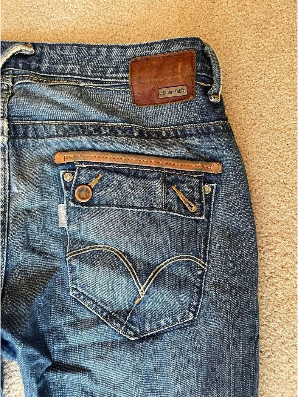 RARE Levi Silvertab Bootcut Denim Jeans